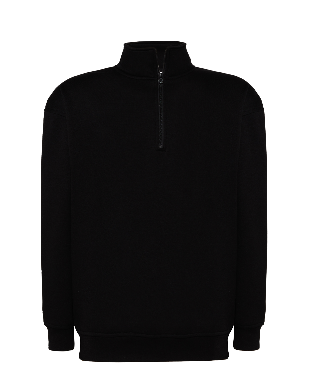 Sweat Col Montant Zippé